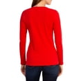 thumbnail image 3 of U.S. Polo Assn. Women's Long Sleeve V-Neck T-Shirt, Sizes XS-3XL, 3 of 3