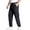 Black, variant on Plus Size Sweatpants for Men 2025 Ice Silk Solid Color Four Sided Elastic Work With Multiple Pockets Breathable Drying Casual Up to 65% off!