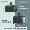 thumbnail image 3 of Katziela Rolling Rover Airline Compliant Expandable Wheeled Pet Carrier Pack 1, 3 of 6