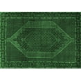 thumbnail image 1 of Ahgly Company Indoor Rectangle Persian Emerald Green Traditional Area Rugs, 2' x 3', 1 of 4