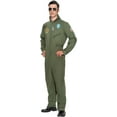 thumbnail image 4 of Men’s Fighter Pilot Jumpsuit Adult, Pilot Costume Men with Accessory for Halloween, 4 of 7