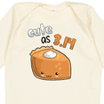 thumbnail image 4 of Inktastic Cute As 3.14 Pi Day Pumpkin Pie Pun Boys or Girls Long Sleeve Baby Bodysuit, 4 of 5