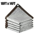 thumbnail image 1 of 70% Reflective Aluminet Shade Cloth - Sun Shade Covers for Rv Cars Camping 10Ft X 14Ft, 1 of 8