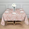 thumbnail image 3 of Pioneer Flower Floral Print Pattern Square Tablecloth, Waterproof Wipeable Spillproof Washable Table Cover for Home Kitchen Party Decor, 52"x52", 3 of 6