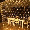 thumbnail image 2 of Thrisdar - Cortina de luces navideñas de 3 x 2/3 x 3 m para exteriores, para jardín, resistente al agua, para decoración de bodas y Navidad, 2 of 5