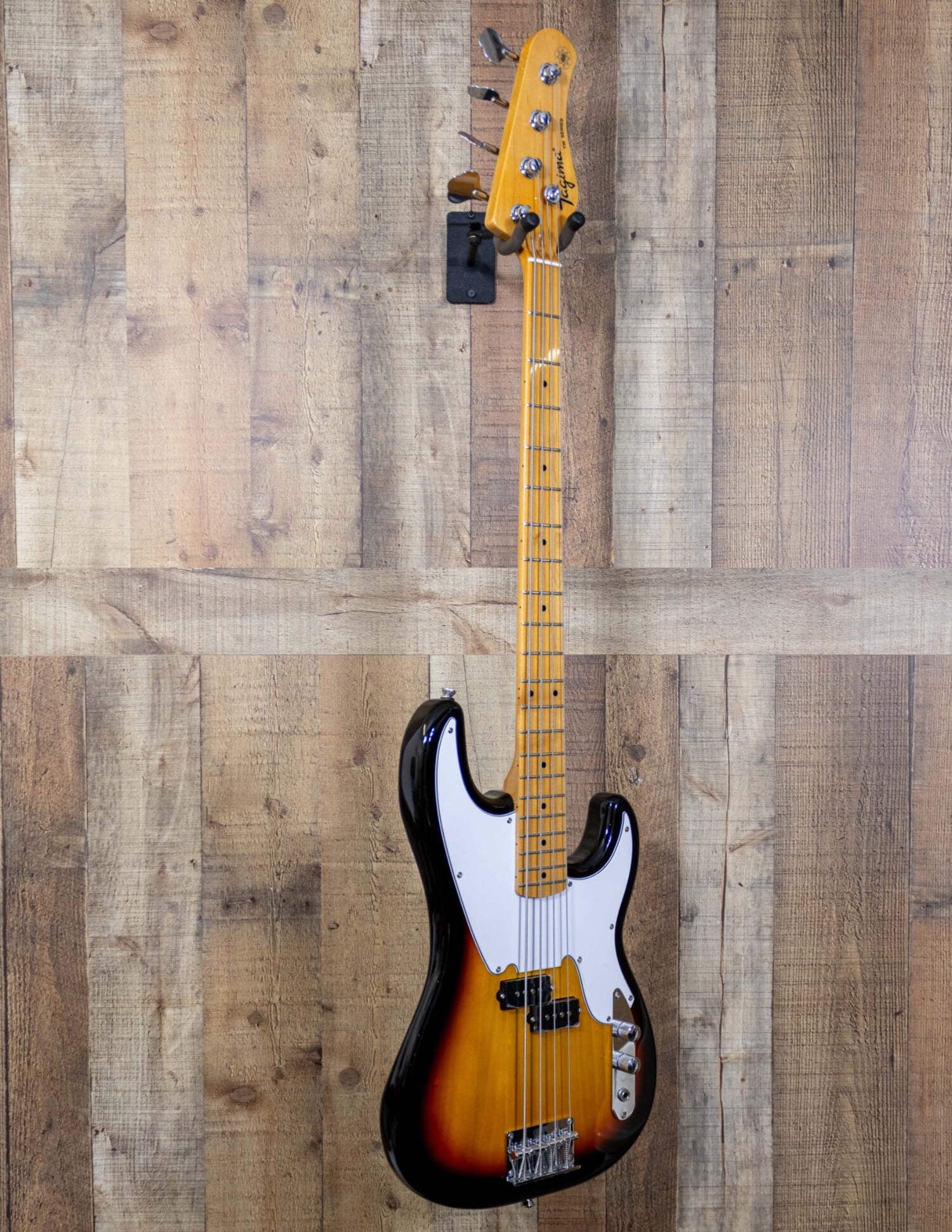 Tagima TW 66-SB-LF/WH Electric Bass Guitar - Sunburst