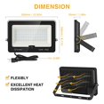 thumbnail image 2 of Onforu 2 Pack 100W RGB LED Flood Light, Dimmable Color Changing Floodlight with 44 Keys Remote, IP66 Waterproof Wall Washer, Outdoor Uplighting with 20 Colors 6 Modes for Garden,Indoor, Party, Stage, 2 of 9