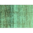 thumbnail image 1 of Ahgly Company Indoor Rectangle Abstract Turquoise Blue Modern Area Rugs, 7' x 9', 1 of 4