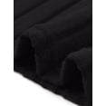 thumbnail image 5 of Vestidos de Talla Grande para Mujeres Agnes Orinda para el Día de San Patricio, Vestido Maxi Casual de Punto Acanalado con Abertura Lateral y Cuello Redondo de Manga Larga, 2X Negro, 5 of 5
