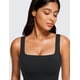 thumbnail image 3 of Top Corto CRZ YOGA Butterluxe con Escote Cuadrado Negro, 3 of 7