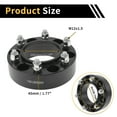 thumbnail image 4 of 2Pcs 6x139.7mm Wheel Spacers 106.1mm M12x1.5 Hubcentric Wheel Spacer Forged Wheel SpacerS for Toyota 4Runner 89-23 Aluminum Alloy 6061-T6, 4 of 6