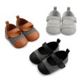 thumbnail image 5 of Quealent Toddler Girl Shoes 2024 Summer Soft Soft Sole Summer Wedding Dress Flat Shoes Beach Sandal Shoes First Walkers Grey,4.5, 5 of 5