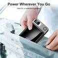 thumbnail image 5 of 5000mAh Magnetic Wireless Power Bank, 22.5W Fast Charging with LED Digital Display, Compatible with Wireless and Wired Charging, USB -C Battery Pack for Quick Charging Mobile Power, Black, 5 of 12