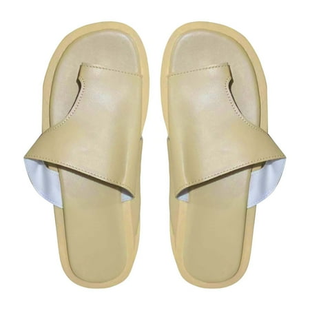 

Pyhlmscde Womens Sandals Summer Shoes Comfy Flat Sandal Clip Toe Slippers Shoes Casual Beach Travel Slides Sandals