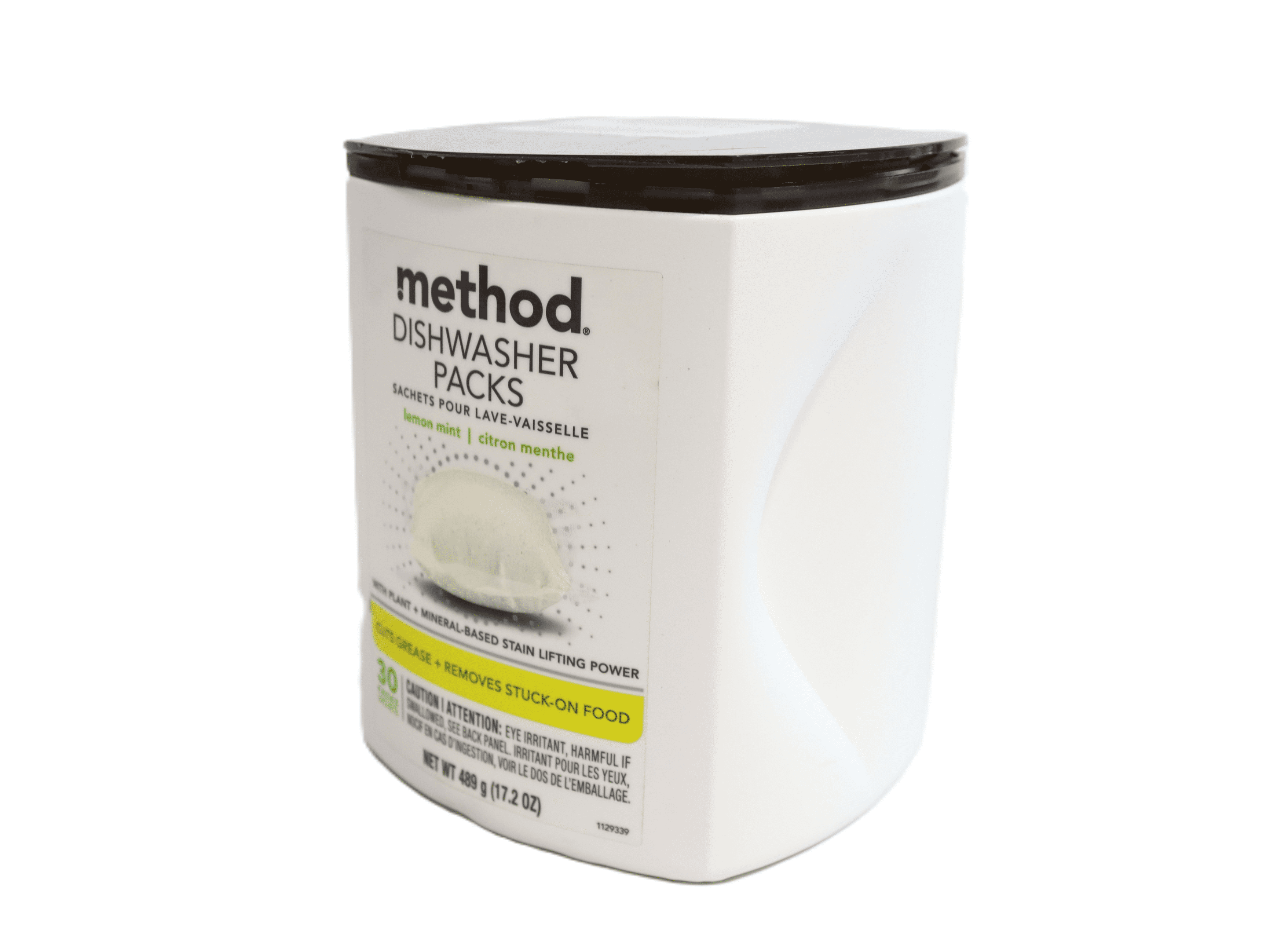 Method 329101 Dishwasher Detergent Lemon Mint Scent Pods 17.2 oz