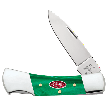 Case XX Knives Lockback Green Pearl Kirinite Stainless Pocket Knife