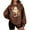 Coffee, variant on Lorytime Christmas Womens Crewneck Sweatshirt Oversized Santa Claus Plush Shirt Long Sleeve Pullover Loose Tops