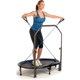 Stamina In Tone Oval Trampoline with Handlebar, 55" Diameter, Black - image 3 of 8