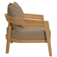 thumbnail image 4 of Modway Brisbane 3-Piece Teak Wood Outdoor Patio Set in Natural Light Brown, 4 of 10