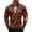 A-Brown, variant on Mens Aztec Casual Long Sleeve 1/4 Zip Pullover Retro Deer Graphic Western Hoodies Mens Country Jacket Black Size: S