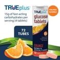 thumbnail image 5 of TRUEplus Glucose Tablets, Chewable, Orange Flavor, 15g Fast-Acting Carbs, 10 Count, 72 Tubes, 5 of 9