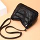 thumbnail image 3 of Bolso cruzado con múltiples bolsillos para mujer Bolso bandolera de cuero PU Negro Zulema Bolsos cruzados, 3 of 8