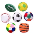 thumbnail image 2 of Mini balón de fútbol suave para niños, de interior, suave y silencioso, de material de algodón PU, juguetes de coordinación para bebés, 2 of 5