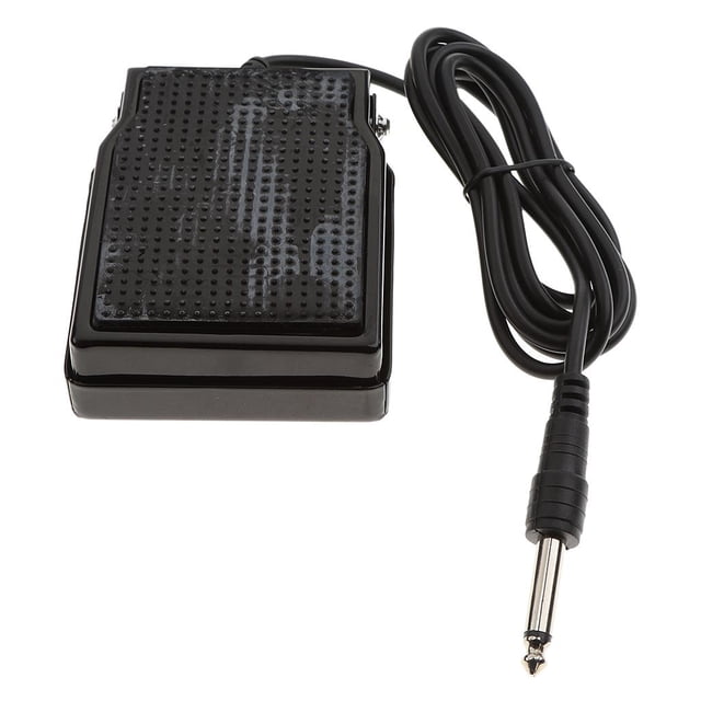 Interruptor de Controlador de Pedal de Sostenido de Hierro Duradero para Accesorio de Electrónico - Negro, se describe Baoblaze Pedal de sostenimiento de piano