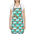thumbnail image 3 of Pofeuu Lobsters Of Turquoise Waves Print Aprons with Pockets, Cute Aprons for Kitchen, Cooking, Server, Barber, Chef Apron, 3 of 7