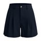 thumbnail image 5 of Pantalones Cortos de Ajuste Suelto para Mujeres Moda Casual Alta Cintura de Lino Mezcla Pantalones Cortos con Bolsillos, Poliéster Suave Recto Sólido Fondo de Verano para Diario, 5 of 6