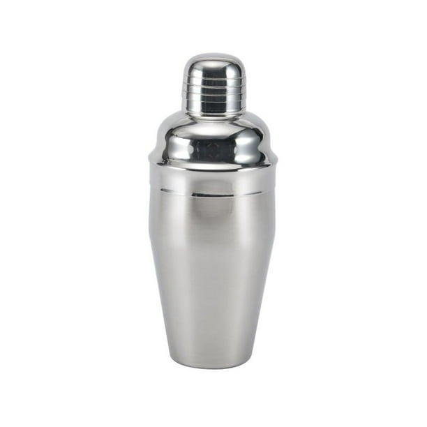 Houdini 16ounce Stainless Steel Cocktail Shaker with Jigger Top, Lid