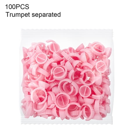 Ring Container For Lashes freestylehome 100pcs Ring Holder Makeup Plastic Pigment Ring Container ...
