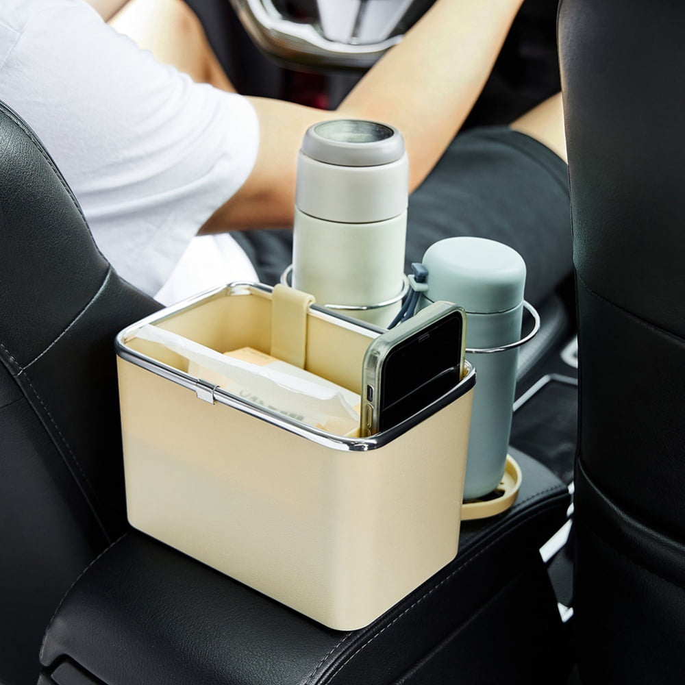 New Multi-Function Car Storage Box Armrest Organizers Car Interior Stowing  Tidying Accessories For Phone Tissue Cup Drink Holder - Kourani Online