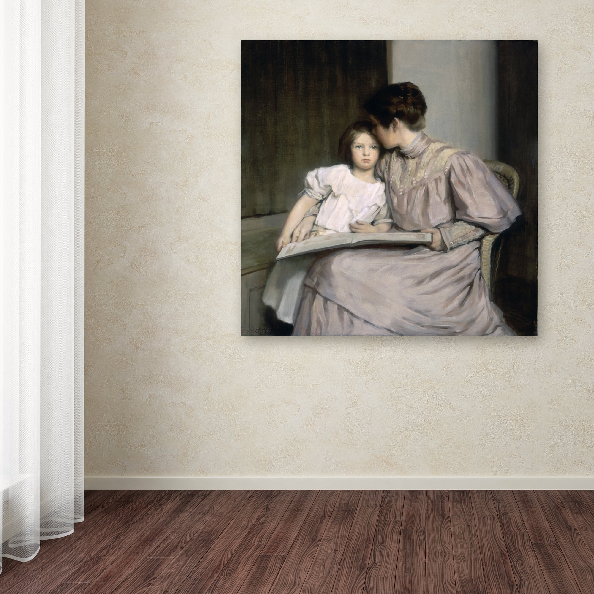 William Sergeant Kendall 'An Interlude' Canvas Art