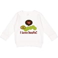 thumbnail image 2 of Inktastic I Love Books Bookworm Toddler Sweatshirt, 2 of 4