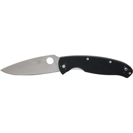 SPYDERCO RESILIENCE FOLDER 4.25u0022 8C13MOV STAINLESS G-10 BLACK