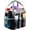 Grey, variant on PETGLE Mesh Shower Caddy Portable for College Dorm Room Essentials with 7 Pockets, Freestanding Hanging Organizer Basket, Quick Dry Tote Bag for Camping, Bathroom, Beach, Travel, 1 Pack, Black