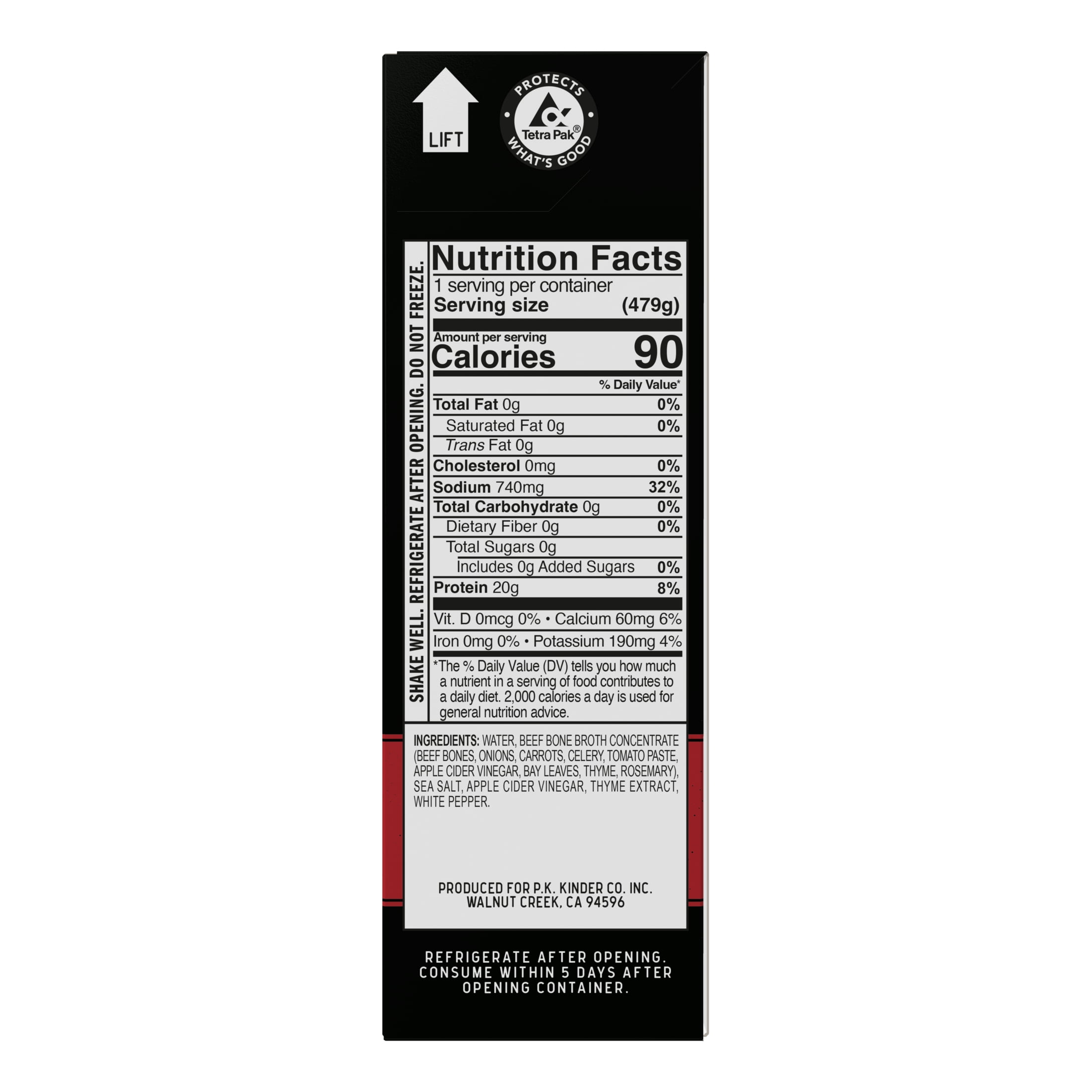 Kinder's Classic Beef Bone Broth, 16.9 oz