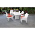 thumbnail image 1 of Table de Salle à Manger Patio Rectangulaire Monaco 4 Chaises Sans Bras 2 Fauteuils, 1 of 2