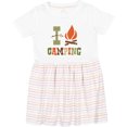 thumbnail image 3 of Inktastic I Love Camping Girls Toddler Dress, 3 of 5
