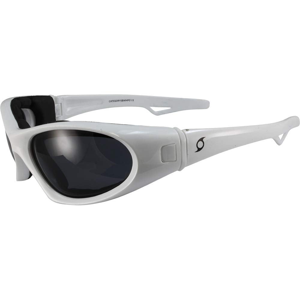 Hurricane Category 5 Whitee Jet Ski WaterSport Floating Goggles with
