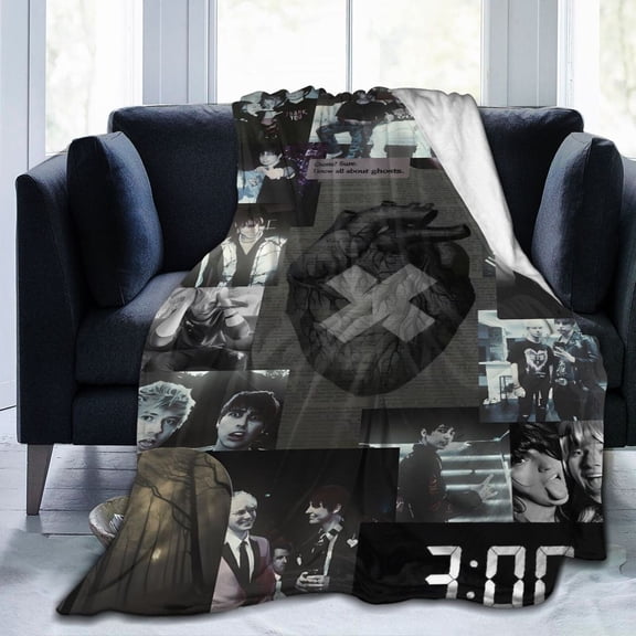 Ultra-Soft Micro Fleece Warm Sam and Colby XPLR Blanket Throw Fluffy Fleece Blanket Decorative Quilt Four Seasons Lightweight For Couch Sofa Travel Camping Office 50"X40"