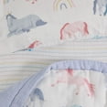 thumbnail image 4 of Juego de ropa de cama para niños pequeños, muselina de algodón con forma de unicornio, 3 piezas, 4 of 6