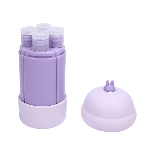 Botellas De Viaje Para Artículos De Tocador 4 En 1 Recargables A Prueba De Fugas