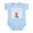 Sky Blue, variant on CafePress - Grandma, Grandpa Monkey(Blue) Infant Bodysuit - Baby Light Bodysuit, Size Newborn - 24 Months