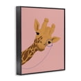 thumbnail image 2 of Stupell Industries Contemporary Playful Giraffe with Monocle Black Framed Giclee Art, 11 x 14, by Rachel Nieman, 2 of 8