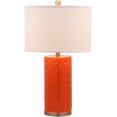 thumbnail image 5 of Safavieh Lighting Collection Roxanne Orange 26-inch Table Lamp (Set of 2), 5 of 5