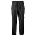 thumbnail image 5 of CONZONE Mens Baggy Pants Wide Leg Pants With Side Buttons Design Trendy Elastic Waist Solid Color Soft Casual Joggers With Pocket, 5 of 6