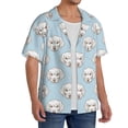 thumbnail image 2 of Goofa Dog Printed Men's Casual Short-sleeved Shirt,Lightweight Breathable Button-down,Summer Casual men's top,Versatile Fashion shirt-3X-Large, 2 of 7