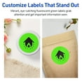 thumbnail image 4 of Avery Printable Round Labels, Neon Green, 2.75" Diameter, 240ct, 4 of 11